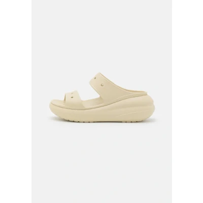 Afbeelding van Crocs Classic Crush Muiltjes met hak, Maat: 38 39, Bone Kunststof