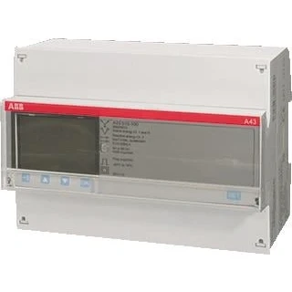 Afbeelding van Abb kwh meter 3 fase directe meting 80a 57 288v 100 500v klasse b pulsuitgang mid m bus afname levering enkeltarief 2cma170523r1000