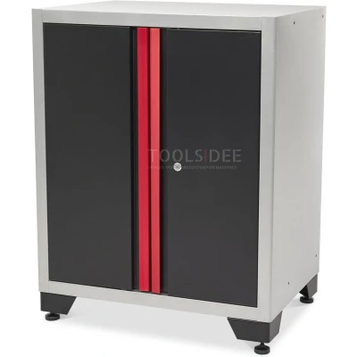 Afbeelding van HBM Deluxe Professionele Gereedschapskast met Deuren voor Werkplaatsinrichting