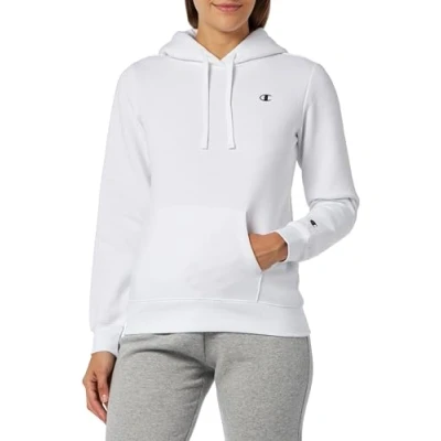 Afbeelding van Champion Basic Hooded Hoodie, Dames, Maat: Large, White