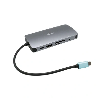 Afbeelding van i Tec USB C Metal Nano Dock HDMI/VGA with LAN + Power Delivery 100 W C31NANODOCKVGAPD