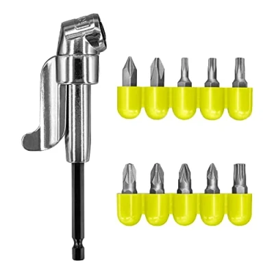 Afbeelding van Ryobi RAKRAD11 1 Haakse Booradapter met bits 5132004834