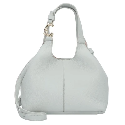 Afbeelding van COCCINELLE Leren handtas schoudertas C Easy Crossbody Bag Snow Lichtgrijs