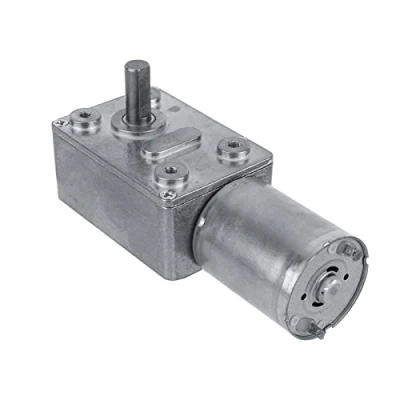 Afbeelding van DC 12V omkeerbare turbine met hoog koppel wormwielreductiemotor snelheidsreductie elektrische motor totaal metaal 5/6/20/40/62 (U/MIN) (40 RPM)