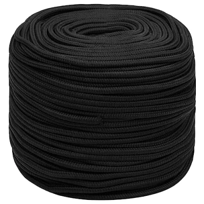Afbeelding van vidaXL Boottouw 6 mm 100 m polypropeen zwart