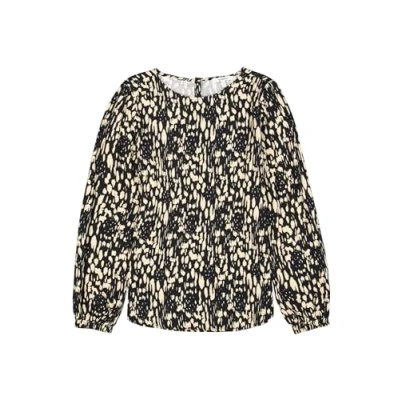 Afbeelding van Garcia WITH Print Blouse, Dames, Maat: XS, Black