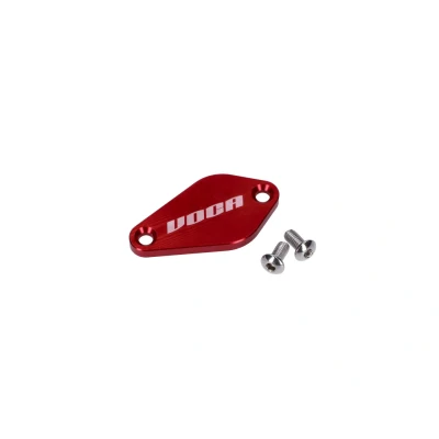 Afbeelding van Oliepomp Deksel Voca Style, Bromfietsen Universele Versnellingsbak (Minarelli Am6, Derbi), Rood