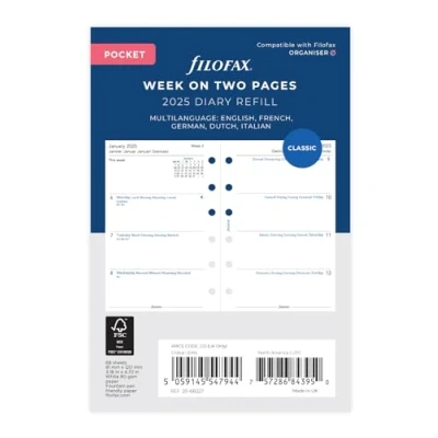 Afbeelding van Pocket 5 Language Week op twee pagina&#039;s 2025