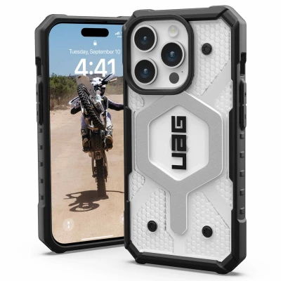 Afbeelding van Apple iPhone 15 Pro MagSafe Hoesje Kunststof UAG Hardcase/Backcover Transparant Telefoonhoesje Shockproof/Valbescherming