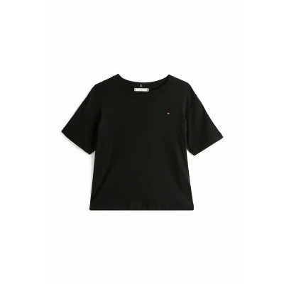 Afbeelding van Tommy Hilfiger Tshirt basic, Dames, Maat: XXS, Black