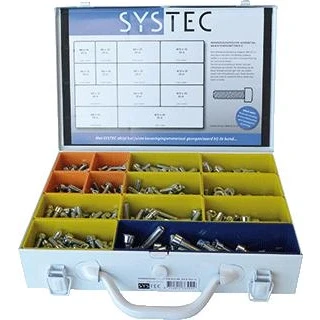 Afbeelding van SYSTEC assortimentskoffer binnenzeskantbouten M6/M8/M10 (525 delig)
