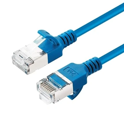 Afbeelding van Microconnect V FTP6A10B SLIM netwerkkabel Blauw 10 m Cat6a U/FTP (STP)