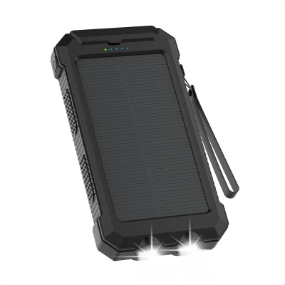 Afbeelding van 20000 mAh imoshion Solar Powerbank met USB C A,Micro aansluiting 22.5 W Noodpakket