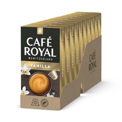 Afbeelding van 25% korting met code Café Royal Vanilla 10 Koffiecups 1 stuk 50 g