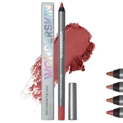 Afbeelding van Wonderskin 360 Contour Lip Liner Pencil, Nourishing Langdurig, Waterdicht en Transfer Protected (Ruby)