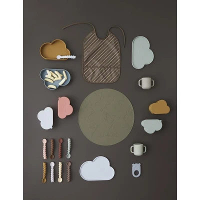 Afbeelding van OYOY snackbox wolk coral