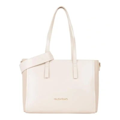 Afbeelding van VALENTINO Schoudertas Handtas Sylvia Re Shopping Bag Ecru Beige