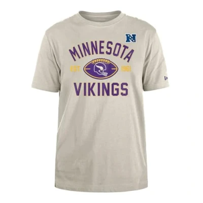 Afbeelding van MINNESOTA VIKINGS Unisex NFL Regular T shirt distressed zeefdruk team grafische steen