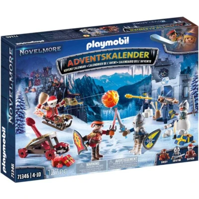Afbeelding van Playmobil Christmas Adventskalender Strijd in de sneeuw 71346