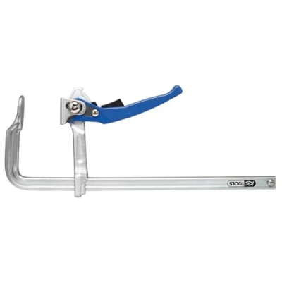 Afbeelding van KS Tools, Bankschroeven + klemmen, Volledig stalen snelwerkende schroefklem (250 mm)