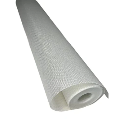 Afbeelding van Glasvezelbehang glasvezelweefsel dubbele ketting grof glasweefsel behang weefsel 25 m²