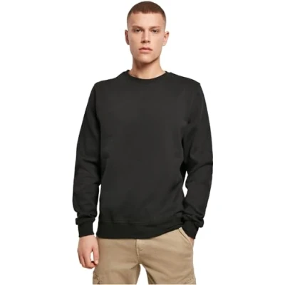 Afbeelding van Build Your Brand Heren sweatshirt Premium Crewneck pullover, mannen sweater verkrijgbaar in 3 kleuren, maten S XXL