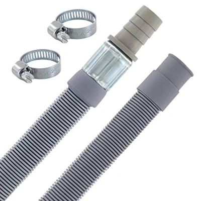 Afbeelding van DL pro Afvoerslangverlenging, 1 m, Ø 19/19 22 mm, met slangklem, universele afvoerslang, 20 C tot +90 C, voor vaatwasser en wasmachine
