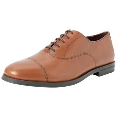 Afbeelding van Geox U Decio Veterschoenen, Heren, Maat: 43, Light brown Leer
