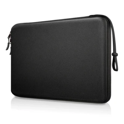 Afbeelding van FINPAC Harde laptophoes voor MacBook Pro 14 inch 2023 2021 M2 M1, 13 Air 2022 2018, 13&quot; 2016, waterdichte hoes Dell XPS 13, Surface Laptop, HP, Acer, Zwart