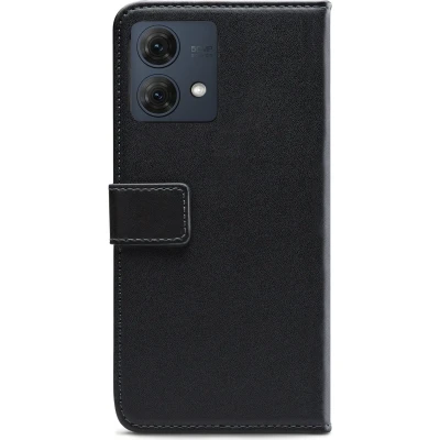 Afbeelding van Mobilize Telefoonhoesje geschikt voor Motorola Moto G84 Hoesje Classic Gelly Wallet Bookcase Portemonnee Pasjeshouder 2 Pasjes Pinpas / OV Kaart Rijbewijs Zwart