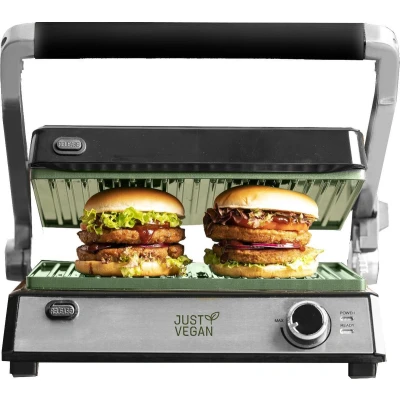 Afbeelding van Contactgrill Just Vegan CeraVegan Eco Groen