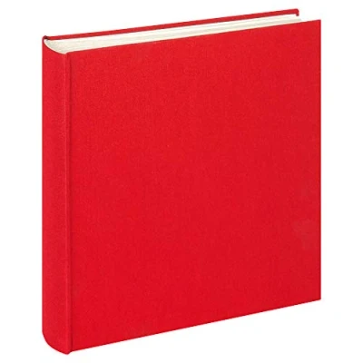 Afbeelding van walther design fotoalbum rood 30 x cm linnen, doek FA 508 R