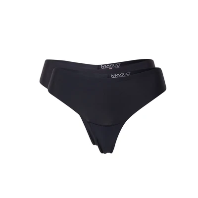 Afbeelding van MAGIC Bodyfashion seamless string Dream Invisibles (set van 2) zwart