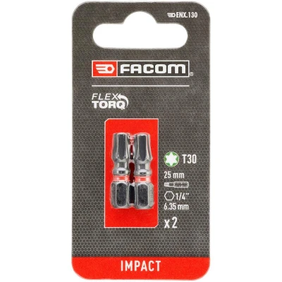 Afbeelding van Facom T30 25Mm 2Pk Impact Flextorq ENX.130
