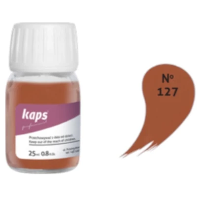 Afbeelding van Kaps super color leer &amp; kunstleer verf inc.cleaner (127) Mango 25ml