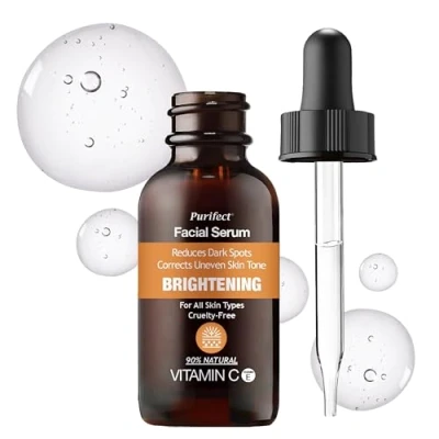 Afbeelding van Purifect Brightening Vitamin C ad E Facial Serum, Softens and Brightens Improving Uneven Skin Tone, 30ml