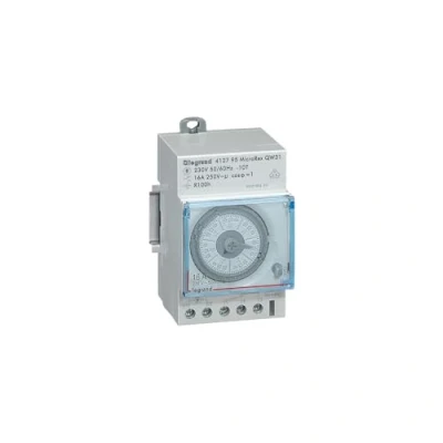 Afbeelding van Legrand microrex qw31 analoog weekklok 230v 412795