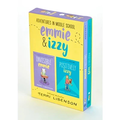 Afbeelding van Adventures in Middle School 2Book Box Set Invisible Emmie and Positively Izzy Friends