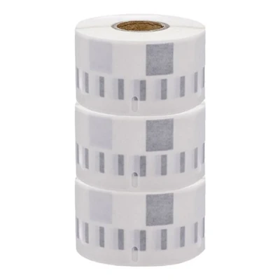 Afbeelding van Huismerk 3x Dymo 99013 / S0722410 compatible transparante labels, 36 mm x 89