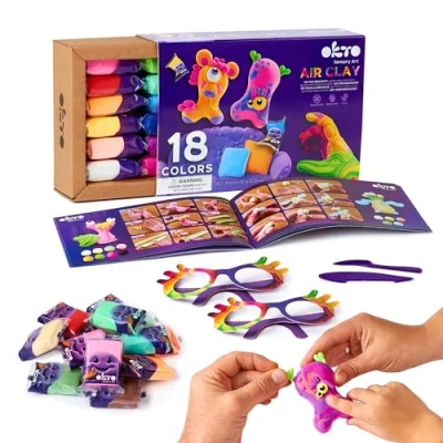 Afbeelding van Okto 18 Color Set With Air Clay, 70151