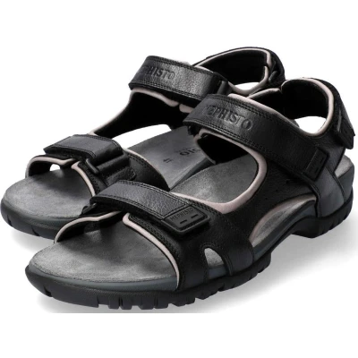 Afbeelding van Mephisto Brice heren sandaal zwart maat 45 (EU) 10.5 (UK)