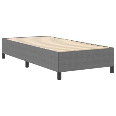 Afbeelding van vidaXL Bedframe Lichtgrijs Hout Eenpersoons Opslag