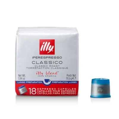 Afbeelding van Illy Iperespresso Lungo 6 x 18 koffiecapsules