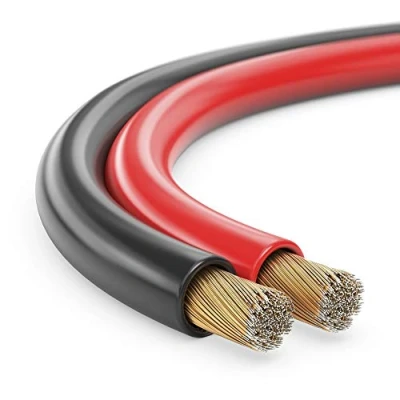 Afbeelding van MANAX® luidsprekerkabel 2 x 1,50 mm² CCA rood/zwart 50 m rol