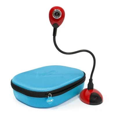 Afbeelding van HUE HD draagbare USB camera en visualiser met draagtas (rood)
