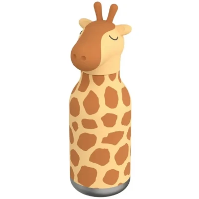 Afbeelding van Asobu Giraffe Bestie Drinkfles 295ml RVS &amp; Siliconen Schoolbeker