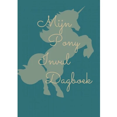 Afbeelding van Mijn pony invul dagboek groen