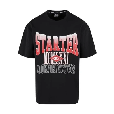 Afbeelding van Starter Tshirt print, Heren, Maat: XL, Black