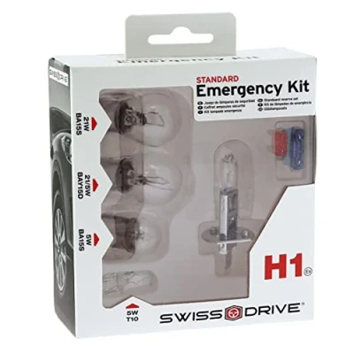 Afbeelding van Car Plus Reservelampenset Auto H1 12 Volt 7 delig