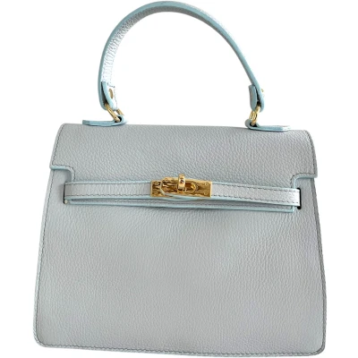 Afbeelding van Tas Handtas Schoudertas Lichtblauw Babyblauw Blauw Leer Afneembare/verstelbare schouderriem Trend Lente Zomer
